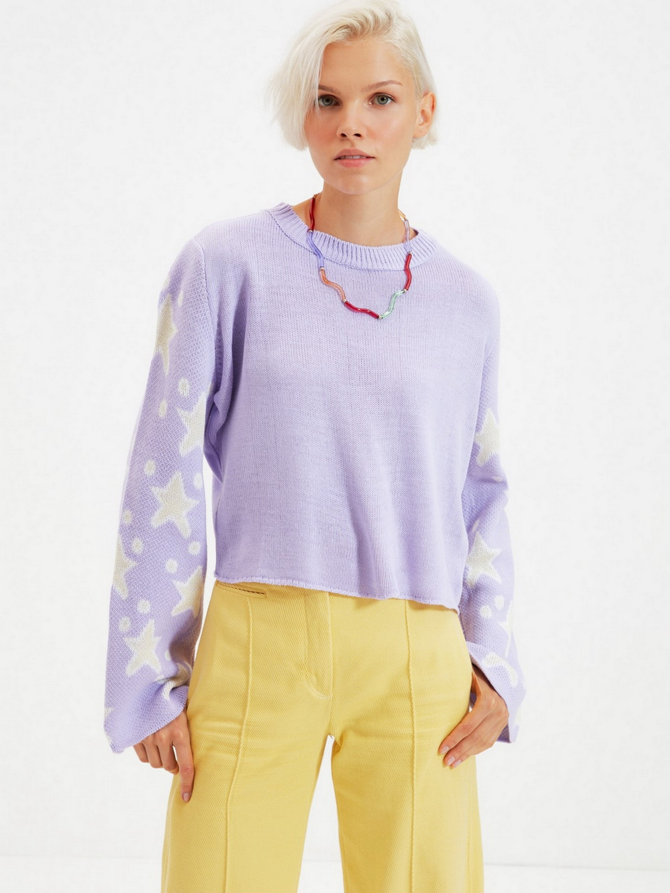 Светр Trendyol модель TWOAW22KZ1213/Lila Фото