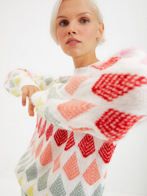 Свитер Trendyol модель TWOAW22KZ1214/Cok Renkli Фото