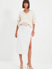 Свитер Trendyol модель TWOAW22KZ1215/Bej Фото