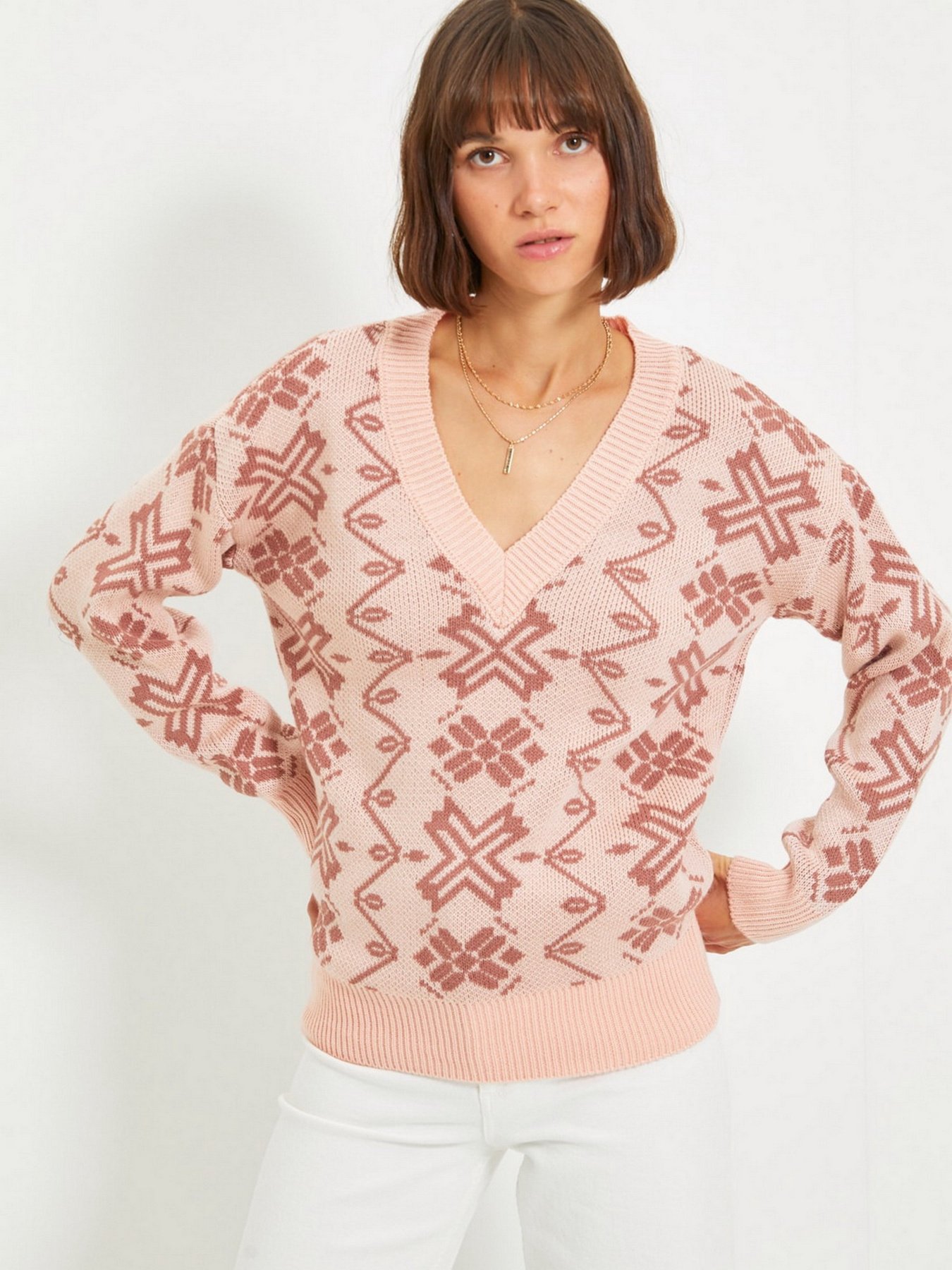 Свитер Trendyol модель TWOAW22KZ1215/Pudra Фото