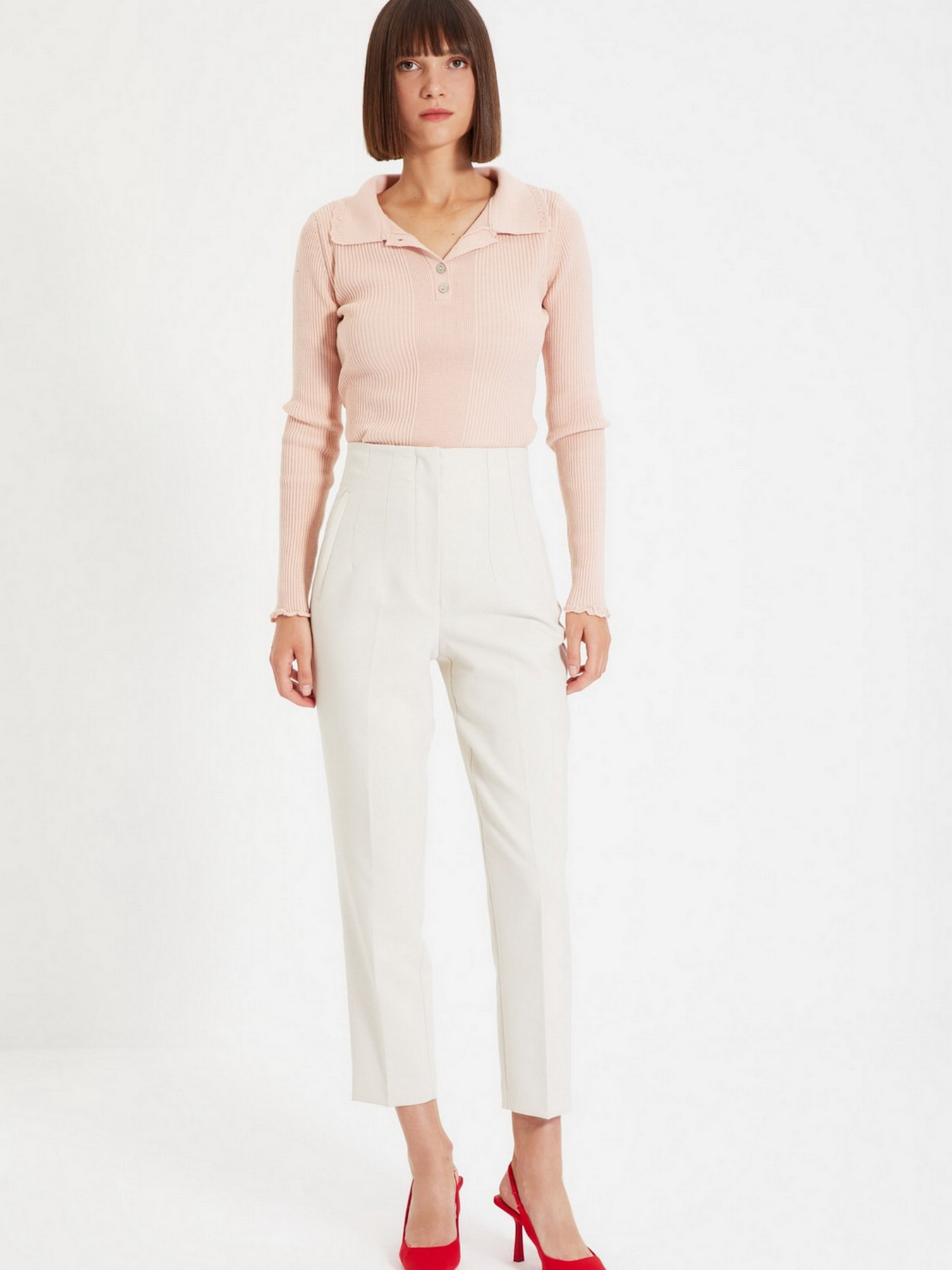 Джемпер Trendyol модель TWOAW22KZ1354/Pudra Фото