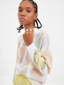 Свитер Trendyol модель TWOAW22KZ1356/Ekru Фото