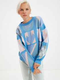 Свитер Trendyol модель TWOAW22KZ1356/Mavi Фото