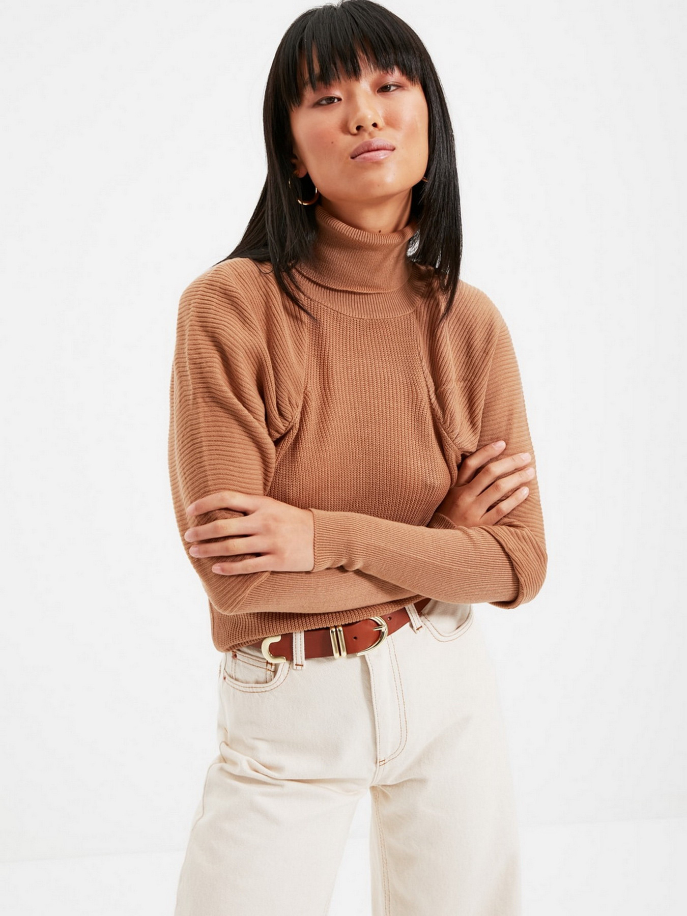 Водолазка Trendyol модель TWOAW22KZ1358/Camel Фото