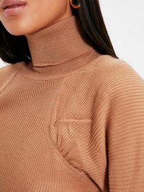 Гольф Trendyol модель TWOAW22KZ1358/Camel Гольф Trendyol модель TWOAW22KZ1358/Camel Фото