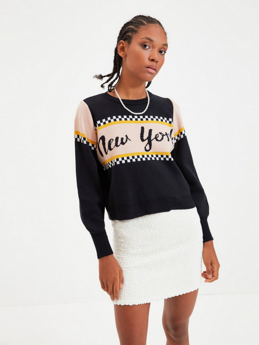 Свитер Trendyol модель TWOAW22KZ1359/Lacivert Фото