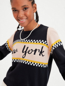 Свитер Trendyol модель TWOAW22KZ1359/Lacivert Свитер Trendyol модель TWOAW22KZ1359/Lacivert Фото