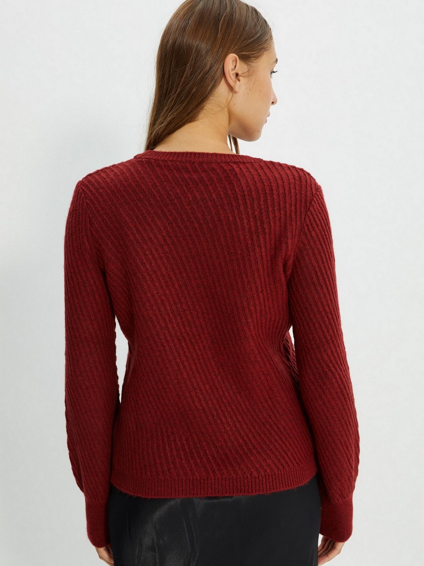 Свитер Trendyol модель TWOAW22KZ1362/Bordo Фото