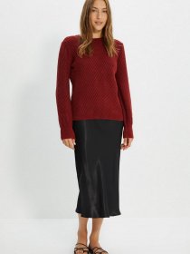 Свитер Trendyol модель TWOAW22KZ1362/Bordo Фото