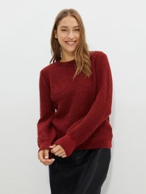 Свитер Trendyol модель TWOAW22KZ1362/Bordo Фото