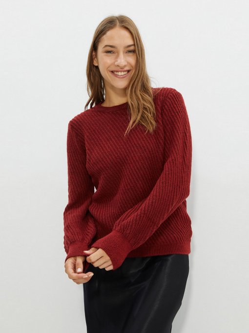 Светр Trendyol модель TWOAW22KZ1362/Bordo Фото