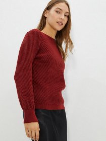 Свитер Trendyol модель TWOAW22KZ1362/Bordo Фото