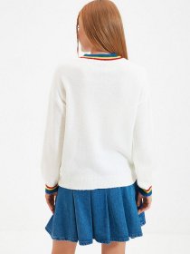 Свитер Trendyol модель TWOAW22KZ1364/Ekru Фото