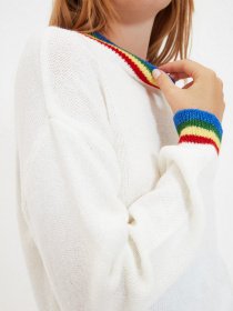 Свитер Trendyol модель TWOAW22KZ1364/Ekru Фото