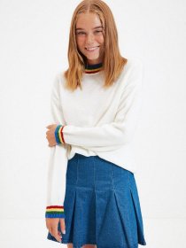 Свитер Trendyol модель TWOAW22KZ1364/Ekru Фото