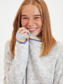 Свитер Trendyol модель TWOAW22KZ1364/Gri Фото