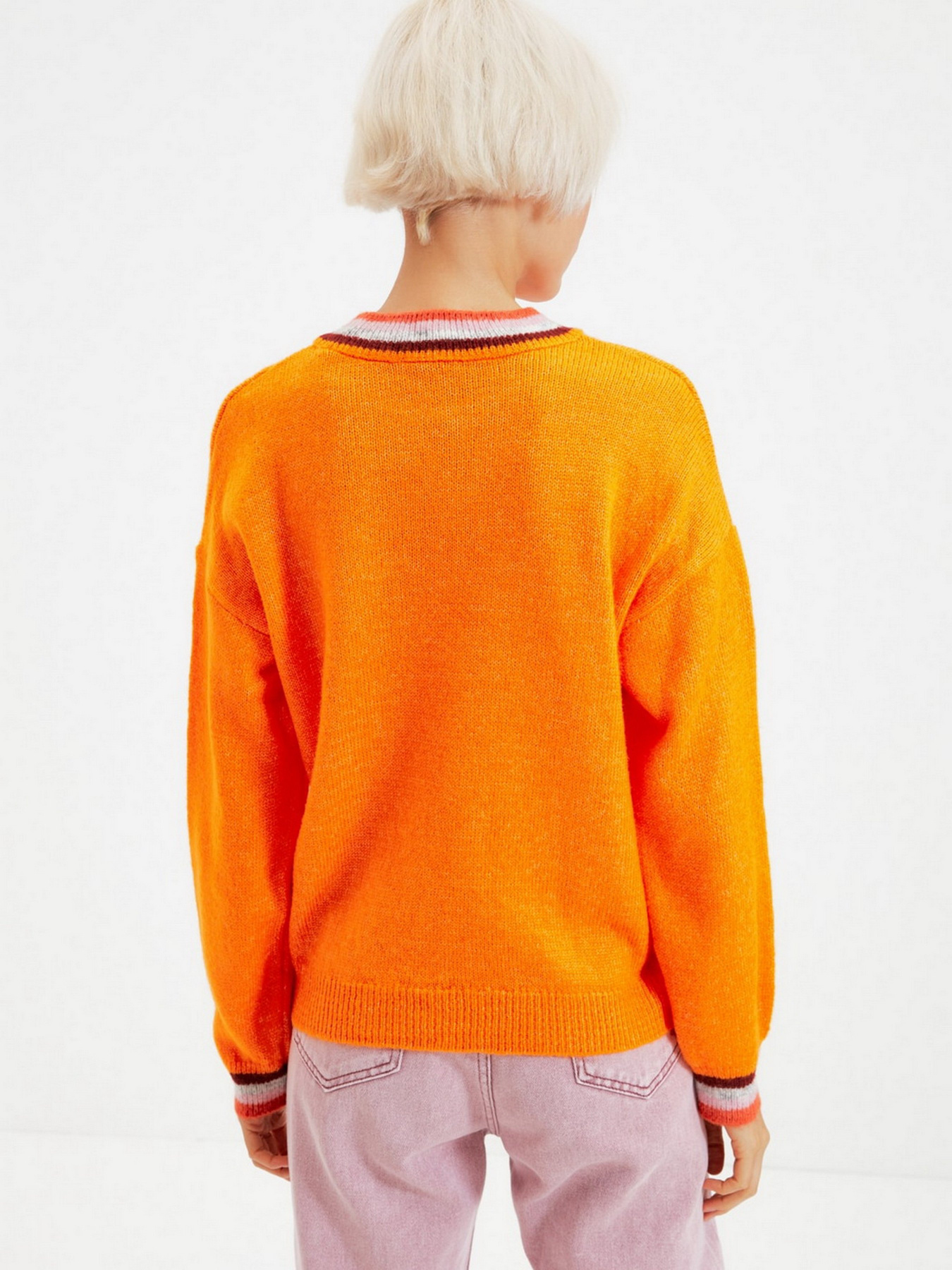 Свитер Trendyol модель TWOAW22KZ1364/Turuncu Фото