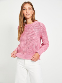 Свитер Trendyol модель TWOAW22KZ1387/Pembe Свитер Trendyol модель TWOAW22KZ1387/Pembe Фото