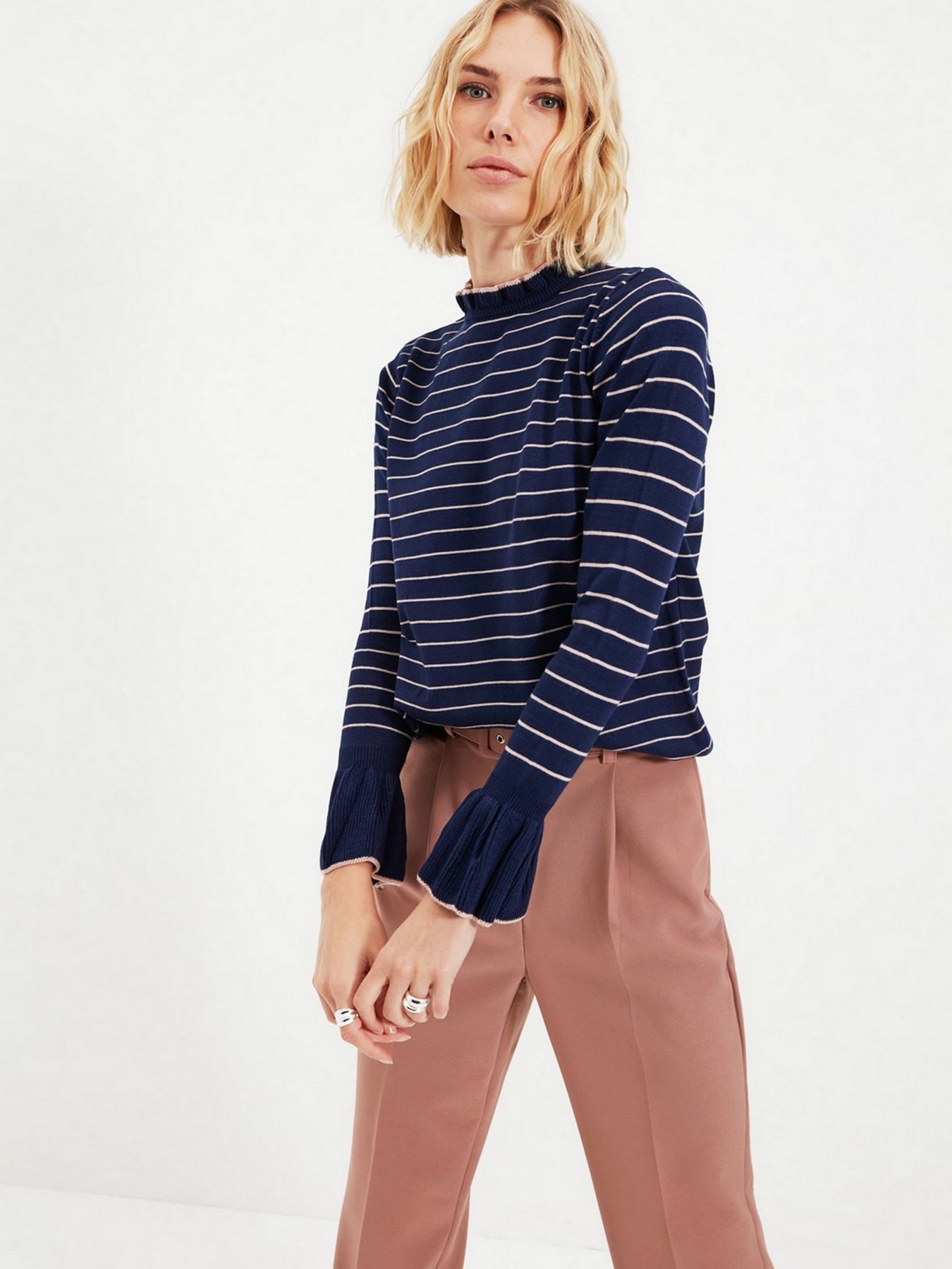 Джемпер Trendyol модель TWOAW22KZ1389/Lacivert Джемпер Trendyol модель TWOAW22KZ1389/Lacivert Фото