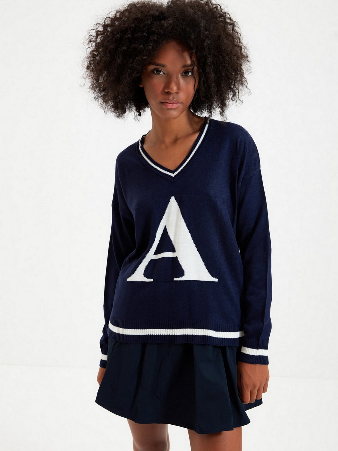 Джемпер Trendyol модель TWOAW22KZ1409/Lacivert Фото