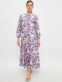 Платье макси Trendyol модель TCTSS21EL3944/Beyaz Фото