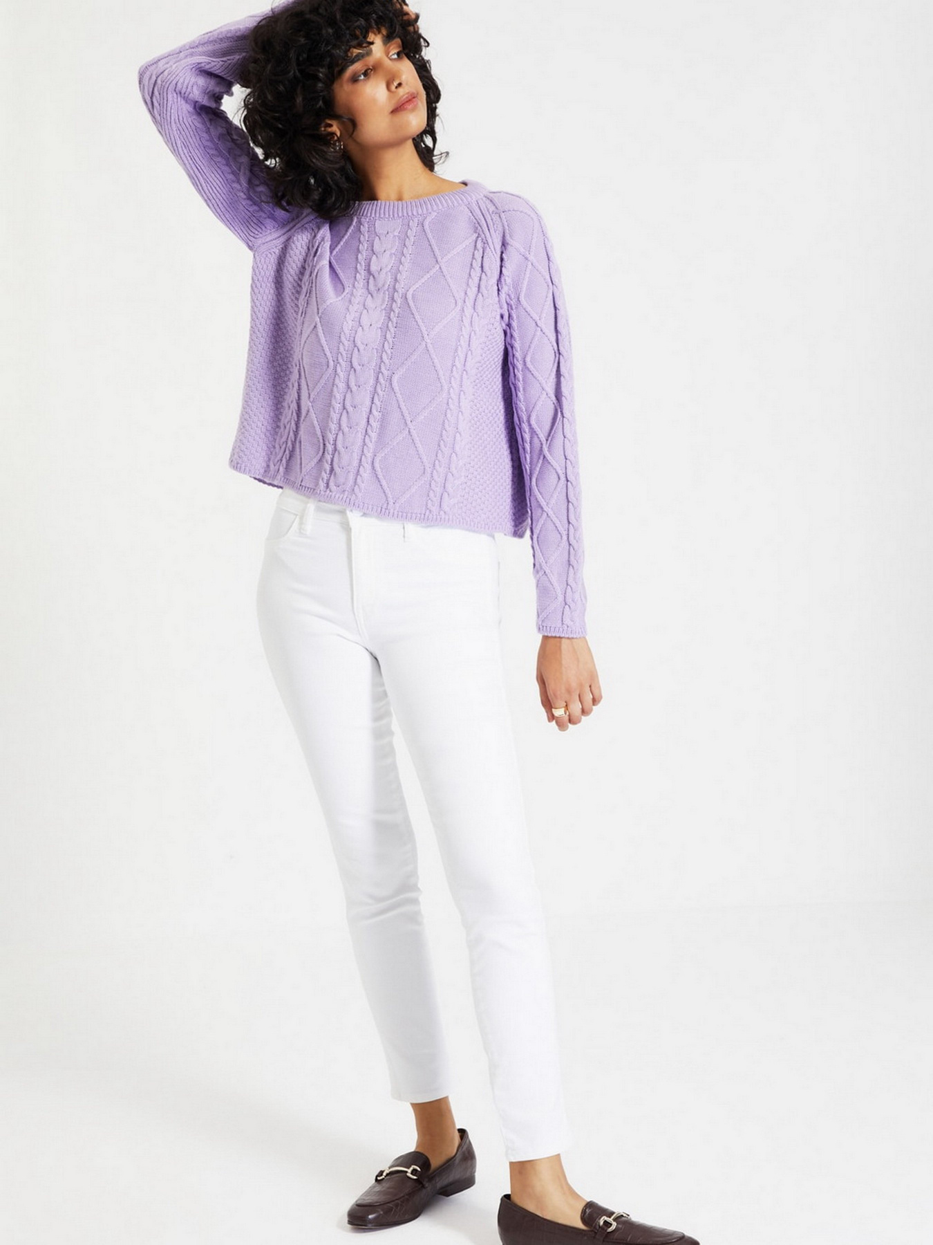 Свитер Trendyol модель TWOAW22KZ1435/Lila Фото