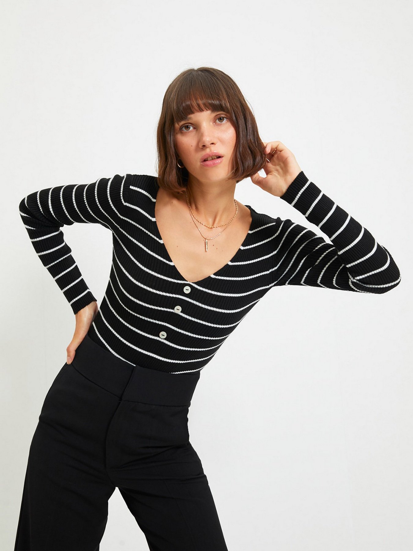 Боди Trendyol модель TWOAW22KZ1482/Siyah Фото