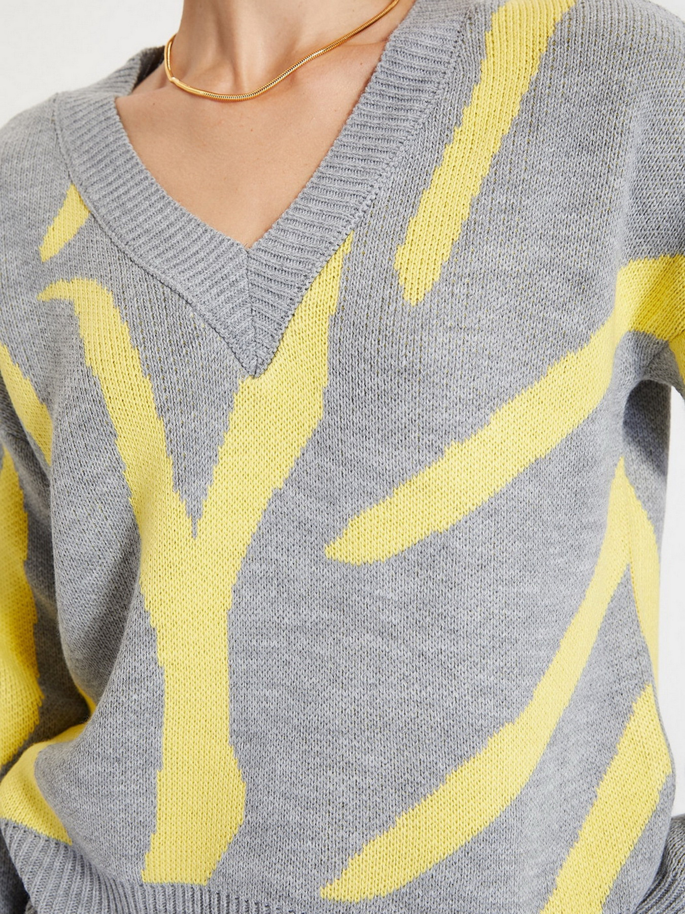 Свитер Trendyol модель TWOAW22KZ1648/Gri Фото