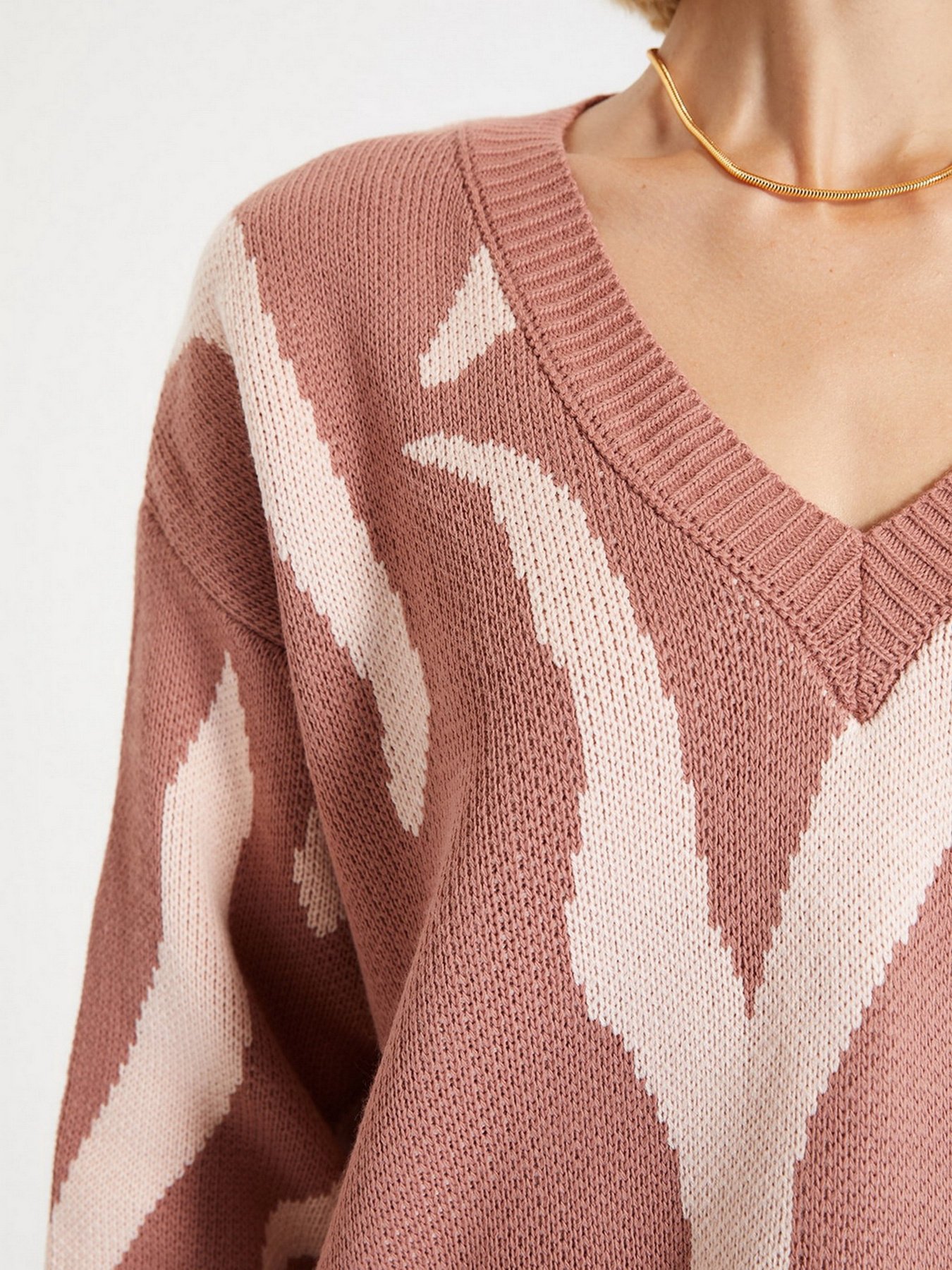 Свитер Trendyol модель TWOAW22KZ1648/Gul Kurusu Фото