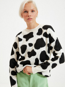 Свитер Trendyol модель TWOAW22KZ1652/Ekru Свитер Trendyol модель TWOAW22KZ1652/Ekru Фото