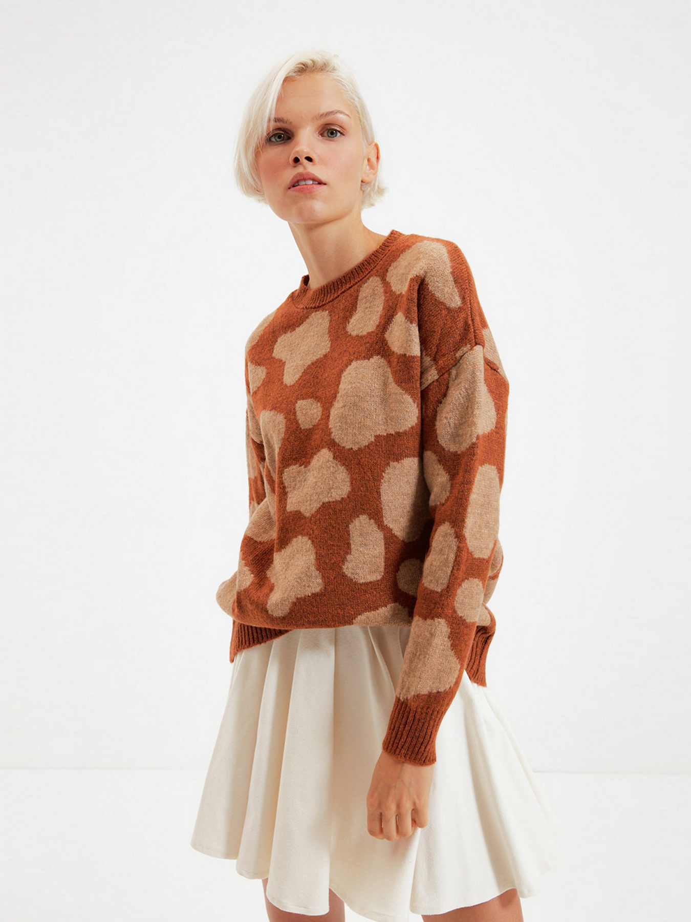 Свитер Trendyol модель TWOAW22KZ1652/Kahverengi Фото