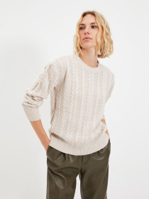 Свитер Trendyol модель TWOAW22KZ1692/Tas Свитер Trendyol модель TWOAW22KZ1692/Tas Фото