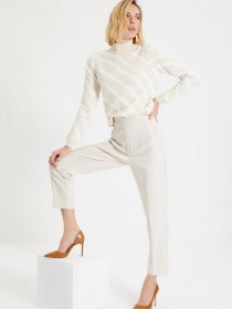 Свитер Trendyol модель TWOAW22KZ1696/Bej Фото
