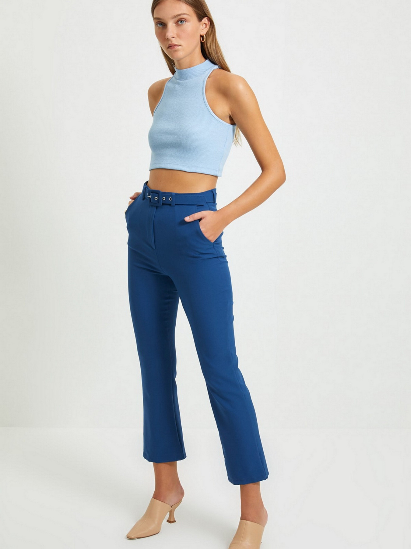 Кюлоты Trendyol модель TWOAW22PL0029/Indigo Фото