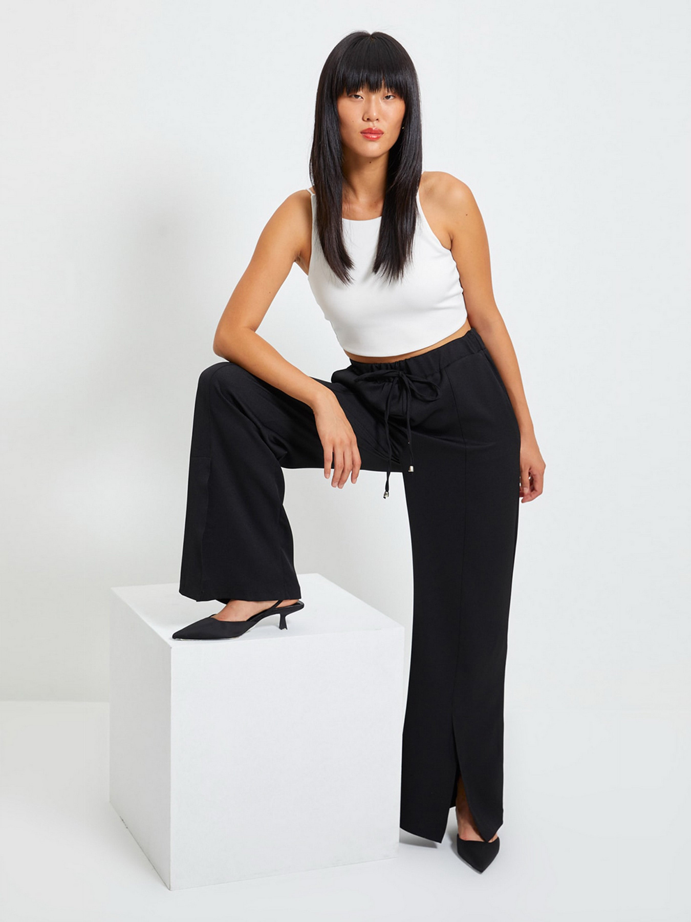 Палаццо Trendyol модель TWOAW22PL0059/Siyah Фото