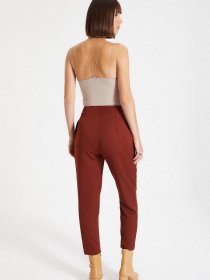 Брюки повседневные Trendyol модель TWOAW22PL0075/Kahverengi Фото