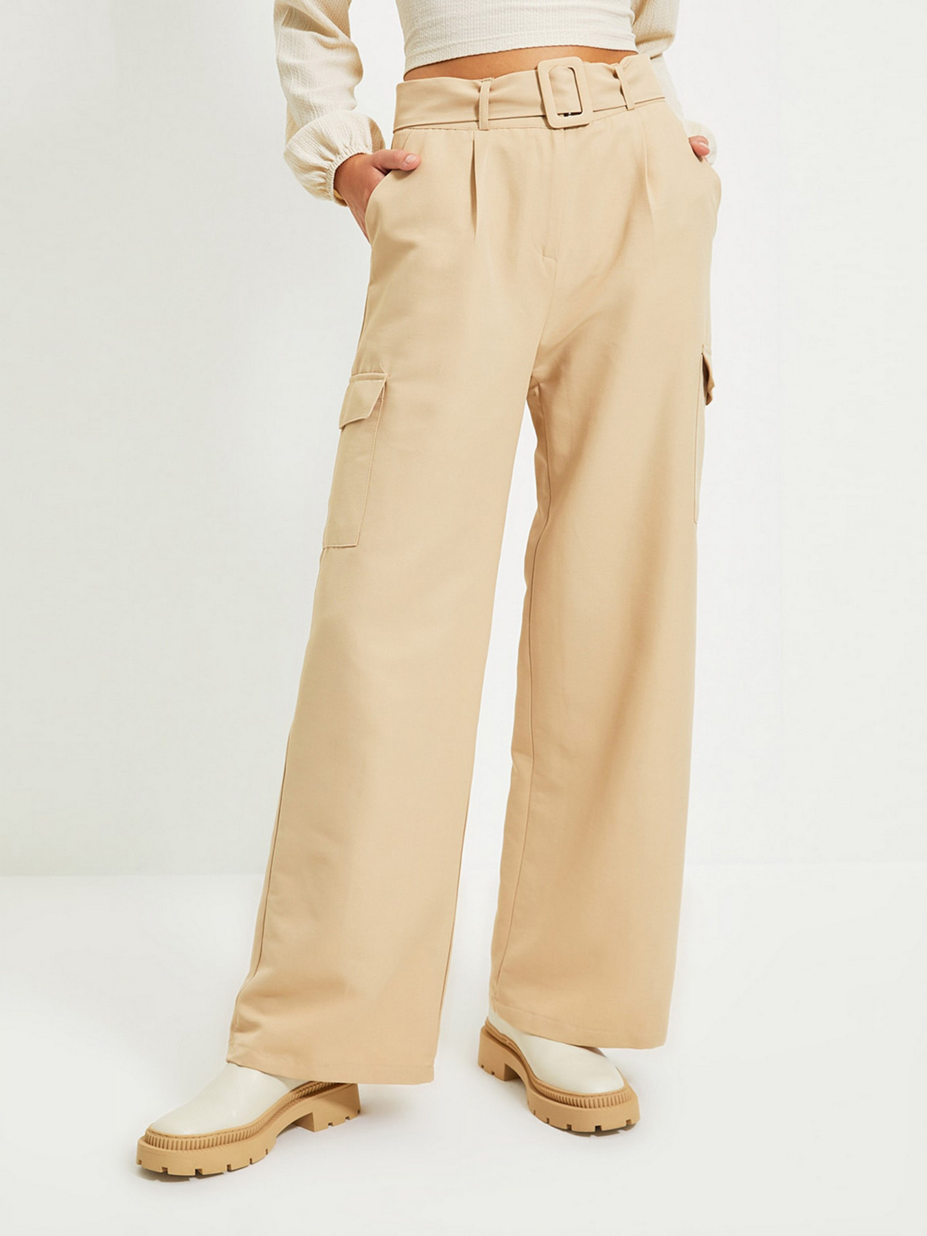 Карго Trendyol модель TWOAW22PL0076/Bej Фото