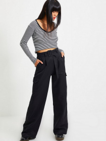 Штани повсякденні Trendyol модель TWOAW22PL0076/Siyah Фото