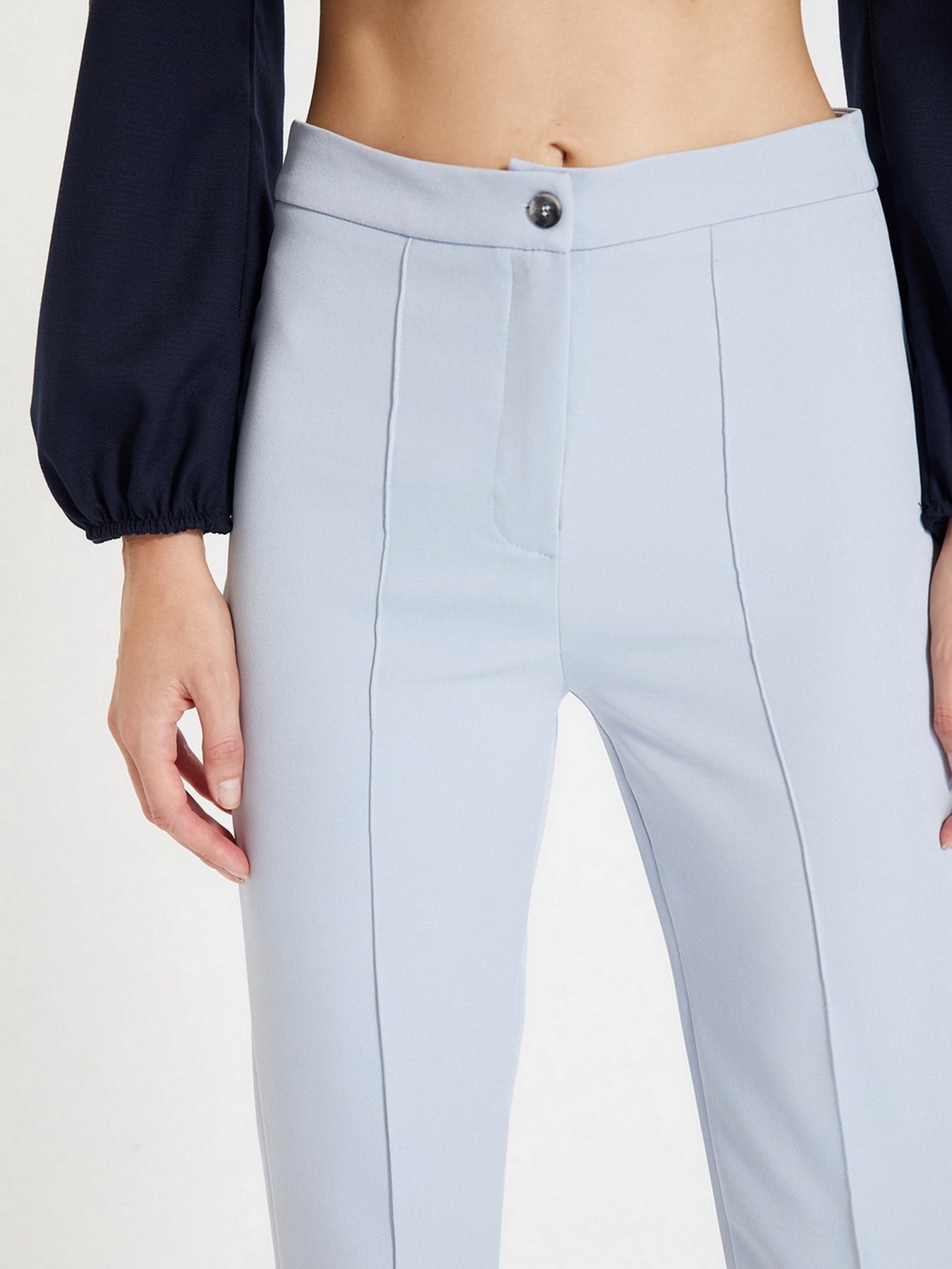 Класичні штани Trendyol модель TWOAW22PL0140/ACik Mavi Фото