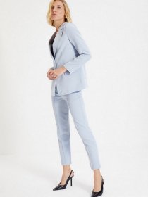 Класичні штани Trendyol модель TWOAW22PL0140/ACik Mavi Фото