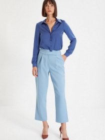 Брюки повседневные Trendyol модель TWOAW22PL0168/Mavi Фото