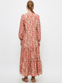 Платье макси Trendyol модель TCTSS21EL3944/Pudra Платье макси Trendyol модель TCTSS21EL3944/Pudra Фото