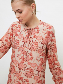 Платье макси Trendyol модель TCTSS21EL3944/Pudra Платье макси Trendyol модель TCTSS21EL3944/Pudra Фото