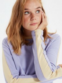 Світшот Trendyol модель TWOAW22SW0082/Lila Фото