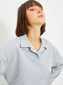 Світшот Trendyol модель TWOAW22SW0177/Gri Фото