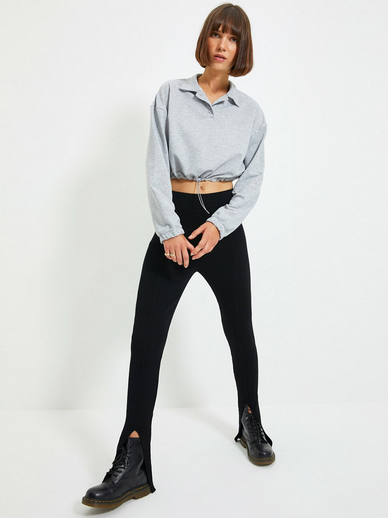 Свитшот Trendyol модель TWOAW22SW0177/Gri Фото