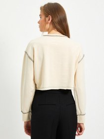 Світшот Trendyol модель TWOAW22SW0450/Bej Фото