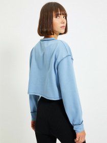 Свитшот Trendyol модель TWOAW22SW0450/Mavi Свитшот Trendyol модель TWOAW22SW0450/Mavi Фото