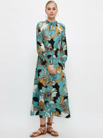 Платье макси Trendyol модель TCTSS21EL3945/Yesil Фото