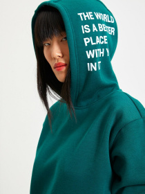 Худи Trendyol модель TWOAW22SW0709/Zumrut Yesili Фото